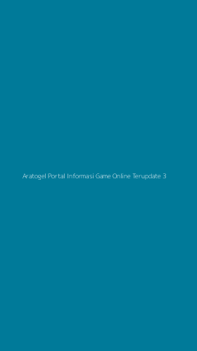 Tampilan Antarmuka Aplikasi Aratogel Portal Informasi Game Online Terupdate - 3