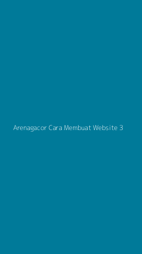 Tampilan Antarmuka Aplikasi Arenagacor Cara Membuat Website - 3