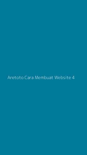 Tampilan Antarmuka Aplikasi Aretoto Cara Membuat Website - 4