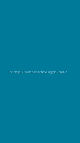 Tampilan Antarmuka Aplikasi Ariftogel Com Belajar Bahasa Inggris Cepat - 2