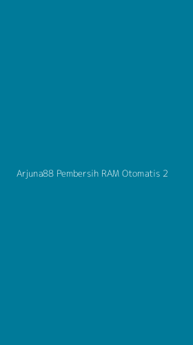 Tampilan Antarmuka Aplikasi Arjuna88 Pembersih Ram Otomatis - 2