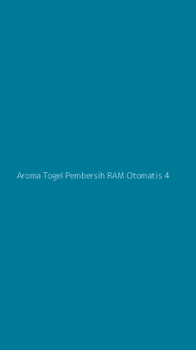 Tampilan Antarmuka Aplikasi Aroma Togel Pembersih Ram Otomatis - 4