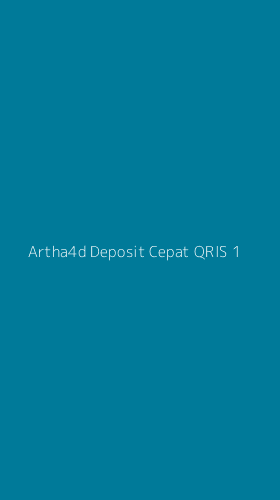 Tampilan Antarmuka Aplikasi Artha4d Deposit Cepat Qris - 1