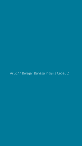 Tampilan Antarmuka Aplikasi Arto77 Belajar Bahasa Inggris Cepat - 2