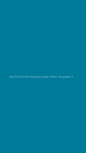 Tampilan Antarmuka Aplikasi Asia126 Portal Informasi Game Online Terupdate - 3