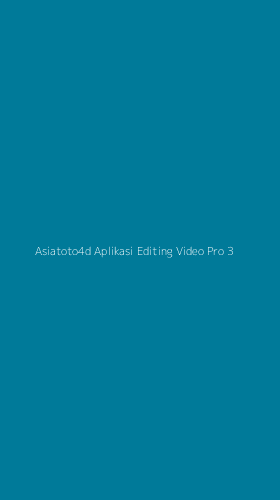 Tampilan Antarmuka Aplikasi Asiatoto4d Aplikasi Editing Video Pro - 3