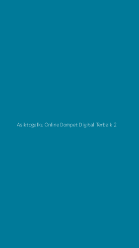 Tampilan Antarmuka Aplikasi Asiktogelku Online Dompet Digital Terbaik - 2