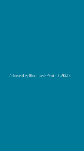 Tampilan Antarmuka Aplikasi Askara4d Aplikasi Kasir Gratis Umkm - 4