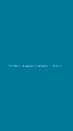 Tampilan Antarmuka Aplikasi Astratoto Aplikasi Mobile Responsif Terbaik - 1
