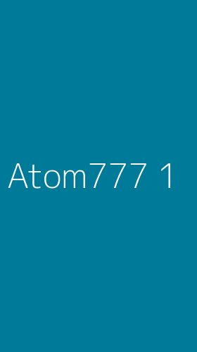 Tampilan Antarmuka Aplikasi Atom777 - 1
