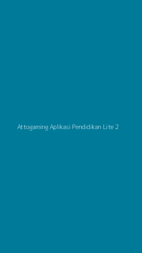 Tampilan Antarmuka Aplikasi Attogaming Aplikasi Pendidikan Lite - 2