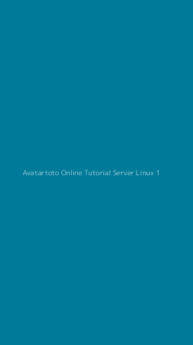 Tampilan Antarmuka Aplikasi Avatartoto Online Tutorial Server Linux - 1