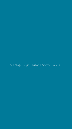Tampilan Antarmuka Aplikasi Aviantogel Login - Tutorial Server Linux - 3