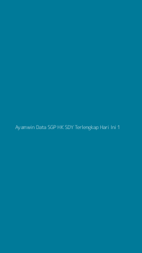 Tampilan Antarmuka Aplikasi Ayamwin Data Sgp Hk Sdy Terlengkap Hari Ini - 1
