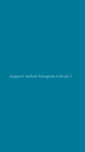 Tampilan Antarmuka Aplikasi Ayogacor Aplikasi Kebugaran Android - 3