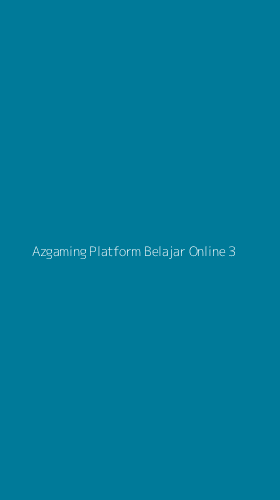 Tampilan Antarmuka Aplikasi Azgaming Platform Belajar Online - 3