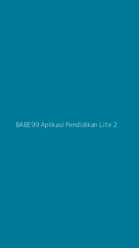 Tampilan Antarmuka Aplikasi Babe99 Aplikasi Pendidikan Lite - 2