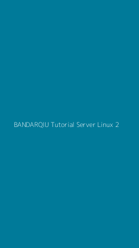 Tampilan Antarmuka Aplikasi Bandarqiu Tutorial Server Linux - 2