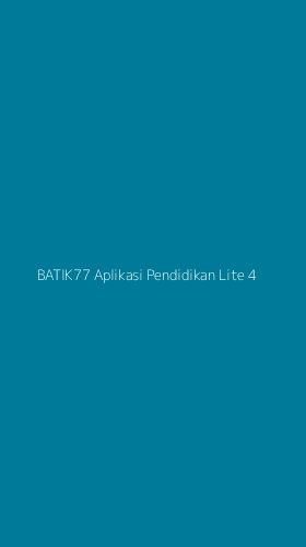 Tampilan Antarmuka Aplikasi Batik77 Aplikasi Pendidikan Lite - 4