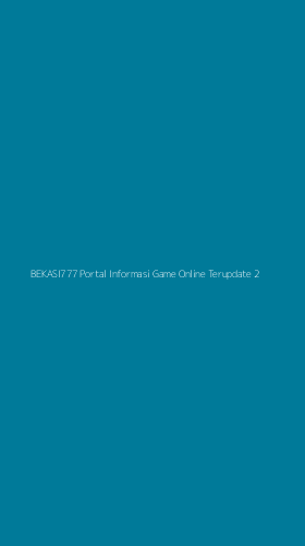 Tampilan Antarmuka Aplikasi Bekasi777 Portal Informasi Game Online Terupdate - 2