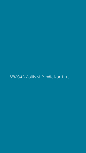 Tampilan Antarmuka Aplikasi Bemo4d Aplikasi Pendidikan Lite - 1