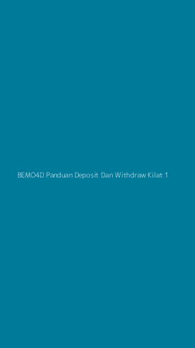 Tampilan Antarmuka Aplikasi Bemo4d Panduan Deposit Dan Withdraw Kilat - 1