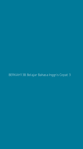 Tampilan Antarmuka Aplikasi Berkah138 Belajar Bahasa Inggris Cepat - 3