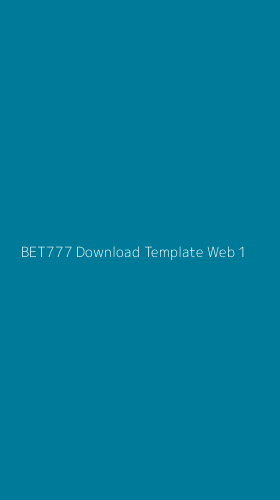 Tampilan Antarmuka Aplikasi Bet777 Download Template Web - 1
