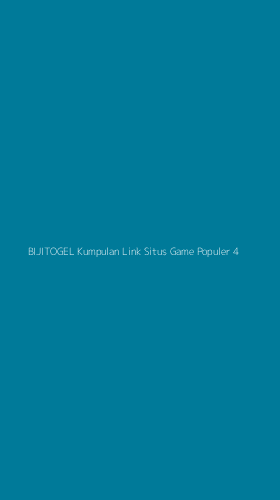 Tampilan Antarmuka Aplikasi Bijitogel Kumpulan Link Situs Game Populer - 4