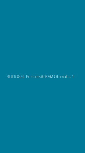 Tampilan Antarmuka Aplikasi Bijitogel Pembersih Ram Otomatis - 1