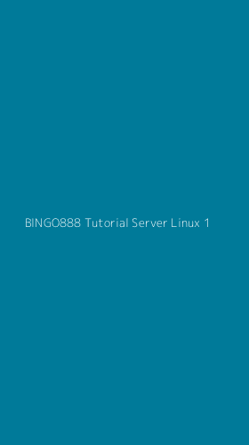 Tampilan Antarmuka Aplikasi Bingo888 Tutorial Server Linux - 1