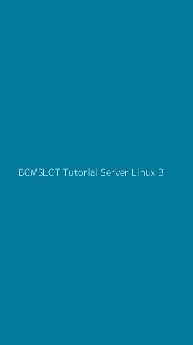 Tampilan Antarmuka Aplikasi Bomslot Tutorial Server Linux - 3