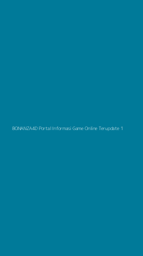 Tampilan Antarmuka Aplikasi Bonanza4d Portal Informasi Game Online Terupdate - 1