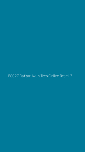 Tampilan Antarmuka Aplikasi Bos27 Daftar Akun Toto Online Resmi - 3