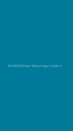 Tampilan Antarmuka Aplikasi Buayaqq Belajar Bahasa Inggris Cepat - 3