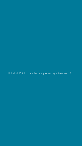 Tampilan Antarmuka Aplikasi Bullseye Pools Cara Recovery Akun Lupa Password - 1