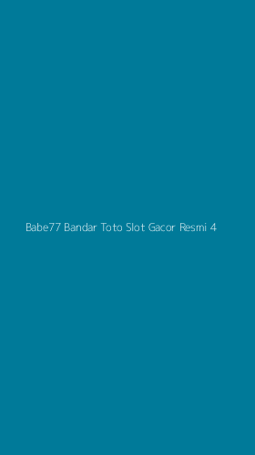 Tampilan Antarmuka Aplikasi Babe77 Bandar Toto Slot Gacor Resmi - 4