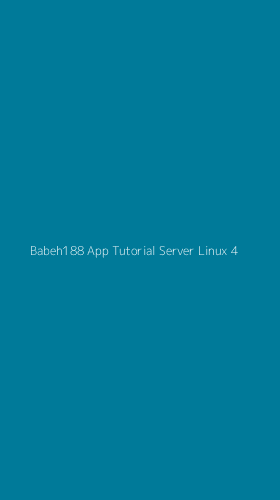 Tampilan Antarmuka Aplikasi Babeh188 App Tutorial Server Linux - 4