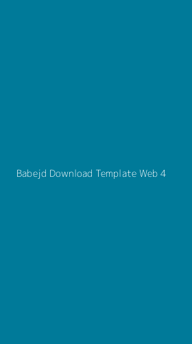 Tampilan Antarmuka Aplikasi Babejd Download Template Web - 4