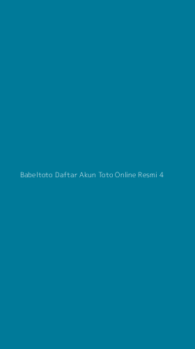 Tampilan Antarmuka Aplikasi Babeltoto Daftar Akun Toto Online Resmi - 4