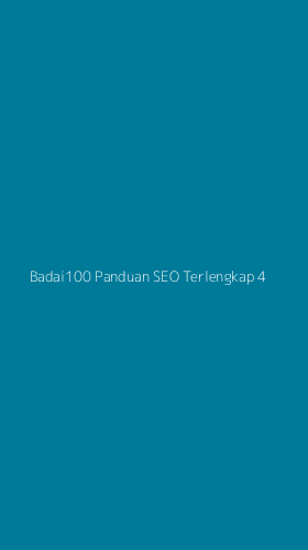 Tampilan Antarmuka Aplikasi Badai100 Panduan Seo Terlengkap - 4