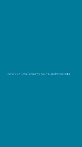 Tampilan Antarmuka Aplikasi Badai777 Cara Recovery Akun Lupa Password - 4