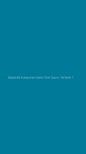 Tampilan Antarmuka Aplikasi Badut4d Kumpulan Game Slot Gacor Terbaik - 1