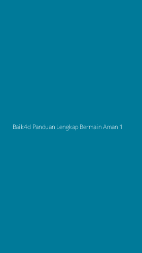 Tampilan Antarmuka Aplikasi Baik4d Panduan Lengkap Bermain Aman - 1