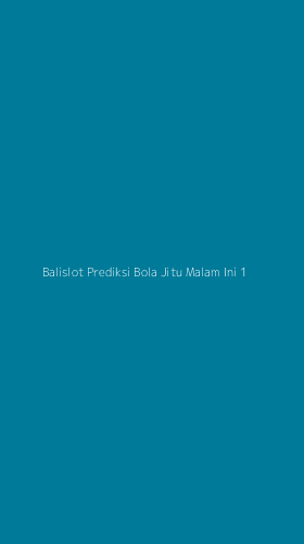 Tampilan Antarmuka Aplikasi Balislot Prediksi Bola Jitu Malam Ini - 1