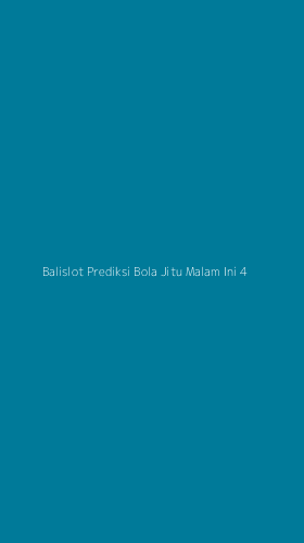 Tampilan Antarmuka Aplikasi Balislot Prediksi Bola Jitu Malam Ini - 4