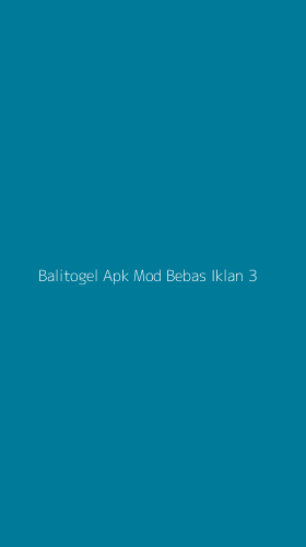 Tampilan Antarmuka Aplikasi Balitogel Apk Mod Bebas Iklan - 3