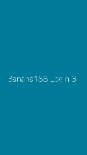 Tampilan Antarmuka Aplikasi Banana188 Login - 3
