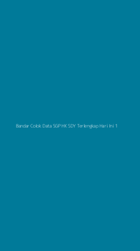 Tampilan Antarmuka Aplikasi Bandar Colok Data Sgp Hk Sdy Terlengkap Hari Ini - 1