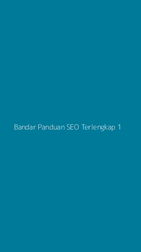 Tampilan Antarmuka Aplikasi Bandar Panduan Seo Terlengkap - 1